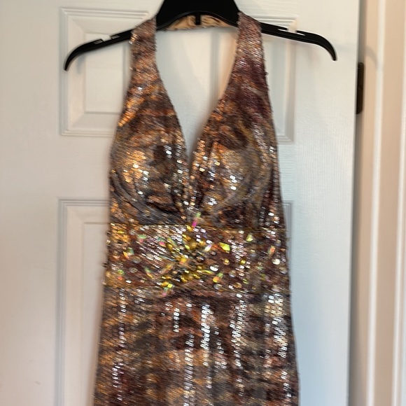 Beautiful MAC Duggal GOWN 12 new - Picture 4 of 9